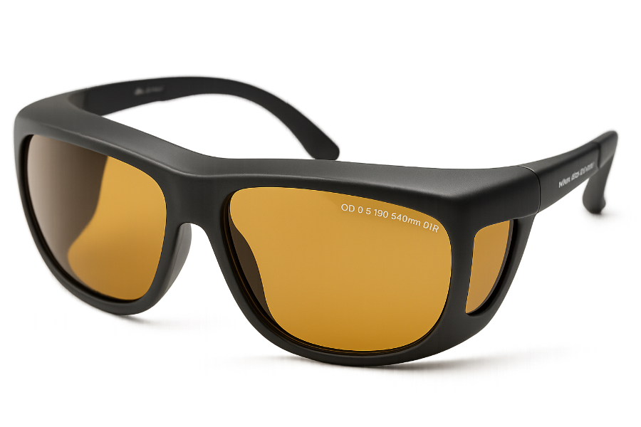 Laser Safety Goggles Side View