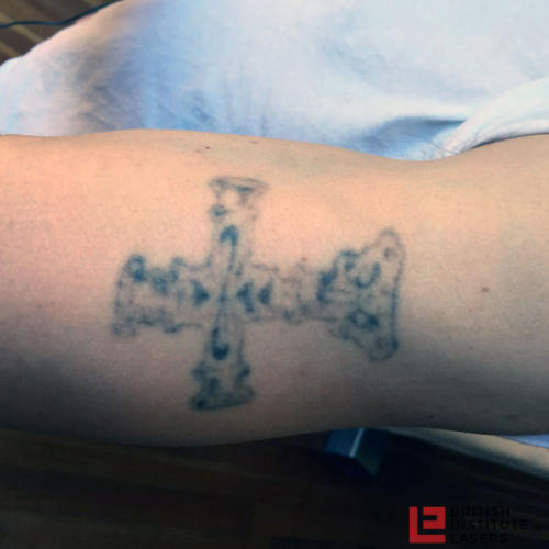 Black Ink Cross Tattoo 2