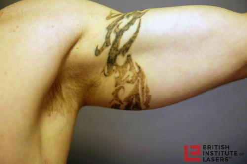 Black Tribal Upper Arm Tattoo 6