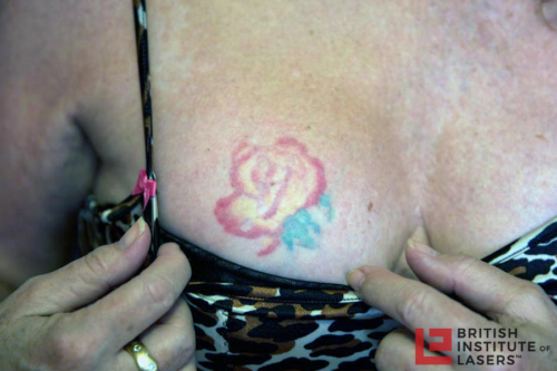 Colored Rose Tattoo 1