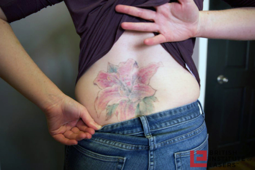 Large Lilly Back Tattoo 5