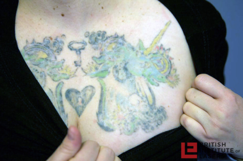 Unicorn Chest Tattoo 4